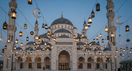 The Blue Mosque or Masjid Sultan Ahmed in Istanbul, Turkeyの素材