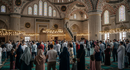 Muslim pilgrims from all over the world gathered to perform Umrah or Hajj at the Haram Mosque in Mecca, Saudi Arabia, days of Hajjの素材