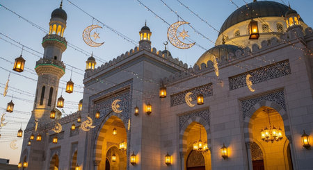 Sheikh Zayed Grand Mosque in Abu Dhabi, United Arab Emiratesの素材
