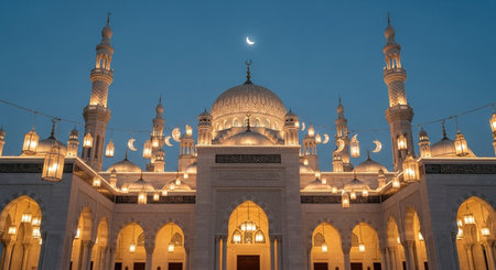 Sheikh Zayed Grand Mosque in Abu Dhabi, United Arab Emiratesの素材