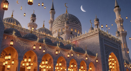Sheikh Zayed Grand Mosque in Abu Dhabi, United Arab Emiratesの素材