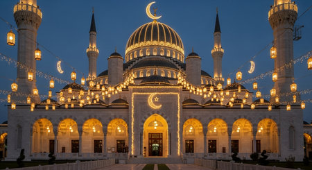 The Sultan Ahmed Mosque or Masjid Sultan Ahmet in Istanbul, Turkeyの素材