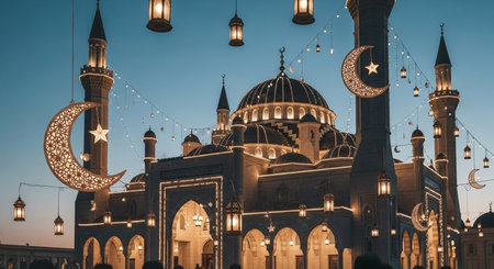 Hagia Sophia in Istanbul at night, Turkey. Beautiful mosque.の素材