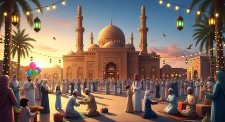 Muslim pilgrims from all over the world gathered to perform Umrah or Hajj at the Haram Mosque in Mecca, Saudi Arabia, days of Hajjの素材