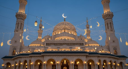Sheikh Zayed Grand Mosque in Abu Dhabi, United Arab Emiratesの素材