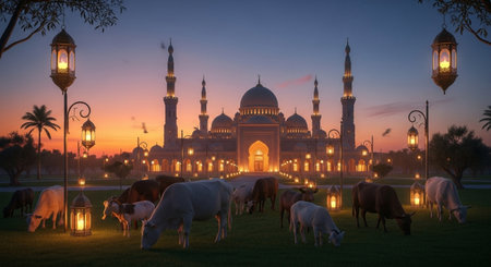 Sheikh Zayed Grand Mosque in Abu Dhabi, United Arab Emiratesの素材