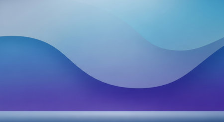 Abstract background of gradient blue and purple colors. 3d rendering.の素材