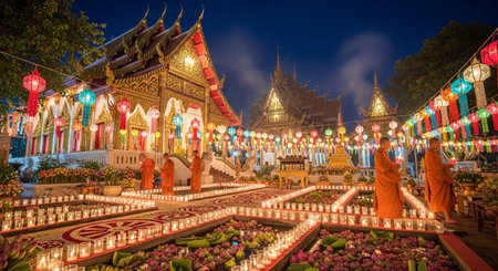 Wat Phra That Doi Suthep, Chiang Mai, Thailandの素材