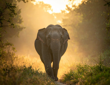Elephant in Chobe National Park, Botswana, Africa.の素材