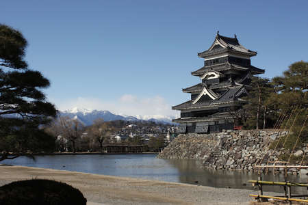 Matsumoto Castle - Karasu-jÅ, Nagano, Japan, February 2020