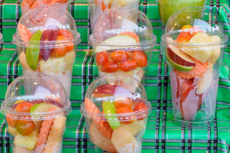 Fruit smoothieの写真素材