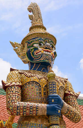 Wat Phra Kaew is a landmark of the Thailand.のeditorial素材