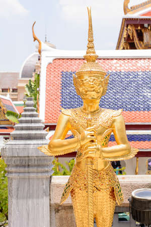 Wat Phra Kaew is a landmark of the Thailand.のeditorial素材