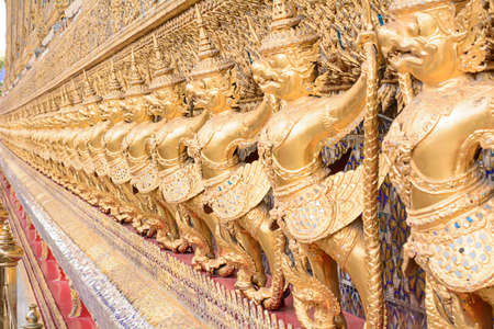 Wat Phra Kaew is a landmark of the Thailand.のeditorial素材
