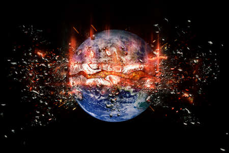 Planet World bombs. の写真素材