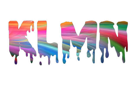 Abstract pattern on english characterの写真素材