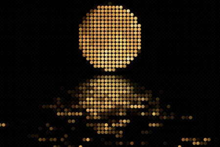 Abstract Polka dotの写真素材