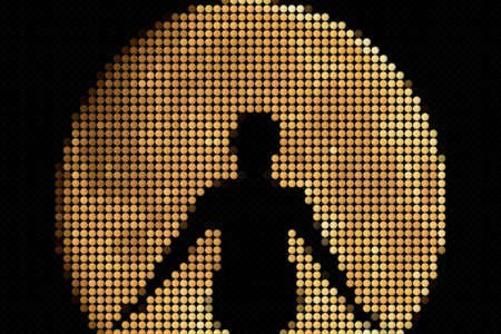 Abstract Polka dotの写真素材