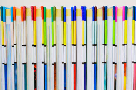 The books for children on a white background.の写真素材