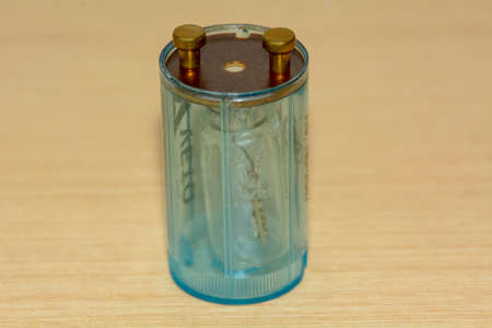 Starter connected in parallel with the florescent lamp.の写真素材