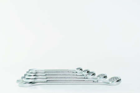 The wrench isolated on a white background.の写真素材
