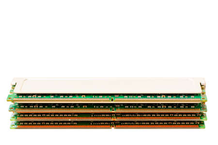 DDR I RAM isolated on a white background.の写真素材