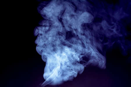 The smoke is colorful. It is abstract.の写真素材