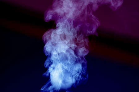 The smoke is colorful. It is abstract.の写真素材