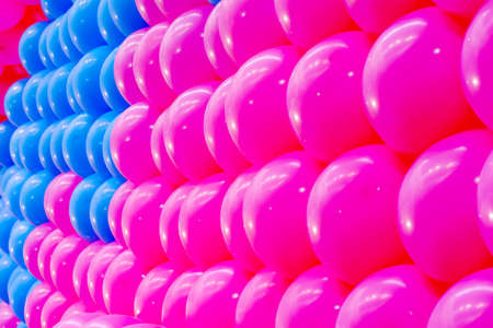The multicolored balloons for decoration in the carnival.の写真素材