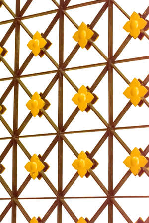 The curved steel isolated on a white background.の写真素材