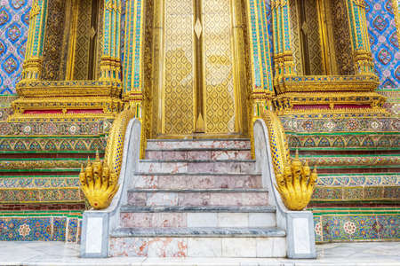 One landmark of Wat Phra Kaew in Bangkok, Thailand. A place everyone in every religion can be viewed.のeditorial素材