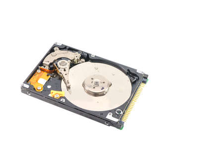 The IDE harddisk drive 2.5 for Notebook on white background.
