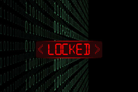 The data system is locked.