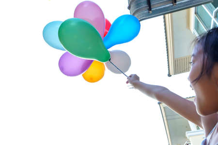 Nonthaburi, Thailand - MAR 27, 2021: Unidentified model poses with a car at The 42th Bangkok International Motor Show Thailand 2021 at IMPACT Arena, Muang Thong Thani, Nonthaburi, Thailand.のeditorial素材