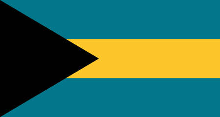 Abstract Flag of Bahamas. Vector illustration.のイラスト素材