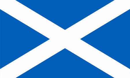 Abstract Flag of Scotland. Vector illustration.のイラスト素材
