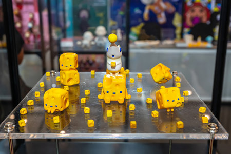 Bangkok, Thailand - APR 30, 2022 - Various toy models of Thailand Toy Expo 2022 at CentralWorld, Bangkok, Thailand.のeditorial素材