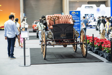 Nonthaburi, Thailand - DEC 4, 2021 - Car at The 38th Motor Expo Thailand 2021 at IMPACT Arena, Muang Thong Thani, Nonthaburi, Thailand.のeditorial素材