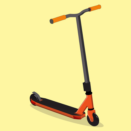 a vector scooter perfect for design projectのイラスト素材
