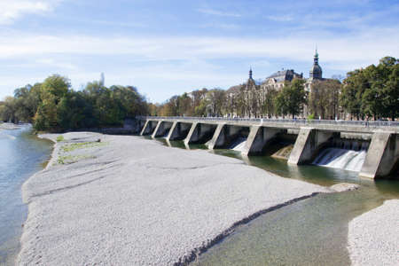 Isar in Munichの写真素材