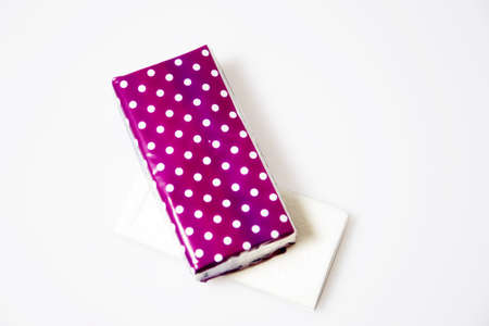 tissue on white の写真素材