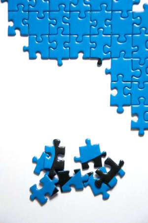 detail of puzzleの写真素材