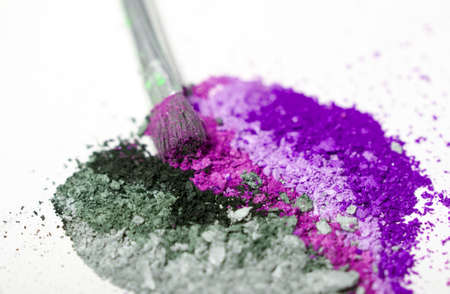 broken  eye shadowの写真素材