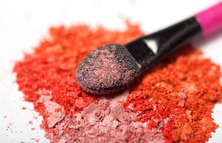 broken  eye shadowの写真素材