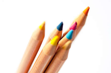 colour pencilの写真素材