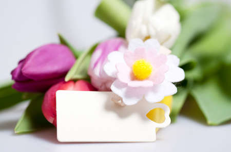 colourful decoration of greeting cardの写真素材