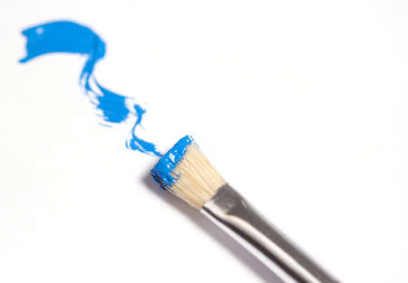 colorful acrylic paintsの写真素材