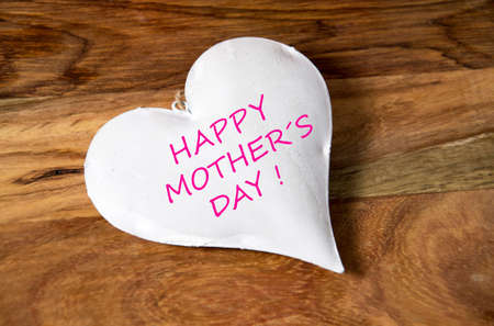 White heartの写真素材