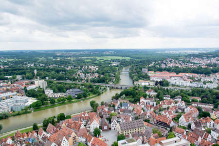 panorama of Ulmの写真素材