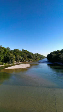 Isar in Municの写真素材